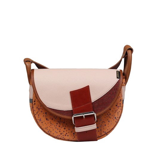 pomarańczowa damska torebka listonoszka skórzana na ramię Freshman M ze sklepu Słoń Torbalski w kategorii Listonoszki - zdjęcie 188035566