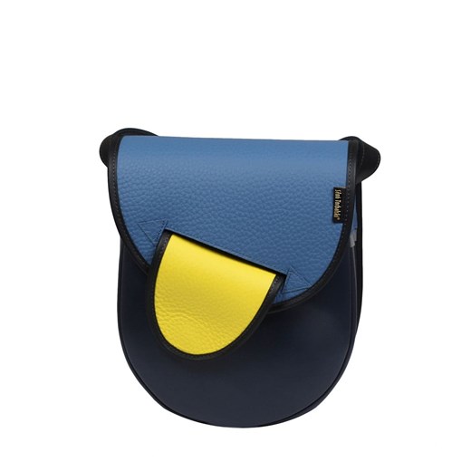 granatowa torebka damska skórzana na ramię City Light ze sklepu Słoń Torbalski w kategorii Listonoszki - zdjęcie 188035578