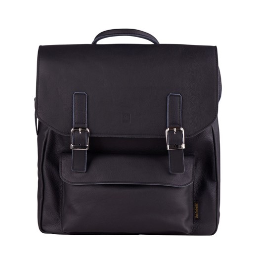 czarny plecak skórzany Teofila ze sklepu Słoń Torbalski w kategorii Plecaki - zdjęcie 188035649