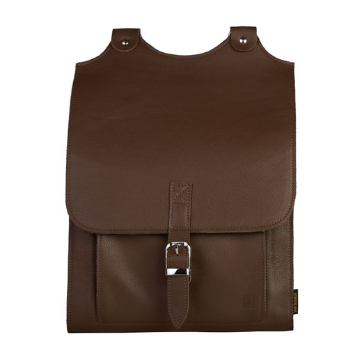 brązowy plecak skórzany Karol ze sklepu Słoń Torbalski w kategorii Plecaki - zdjęcie 188035665