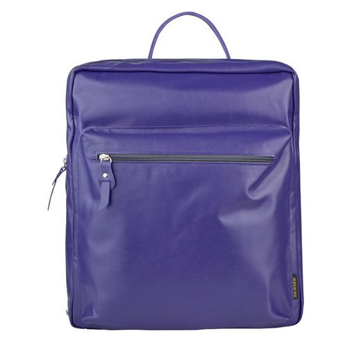 fioletowy plecak skórzany Wisława ze sklepu Słoń Torbalski w kategorii Plecaki - zdjęcie 188035676