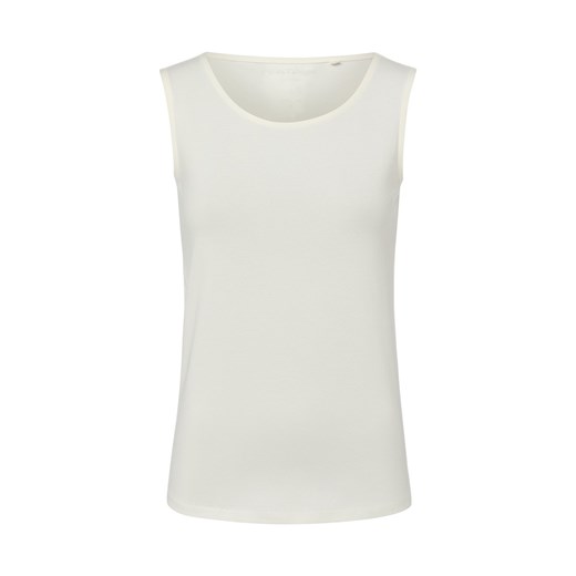 Franco Callegari Damski top z dżerseju Kobiety Bawełna écru jednolity ze sklepu vangraaf w kategorii Bluzki damskie - zdjęcie 188035798