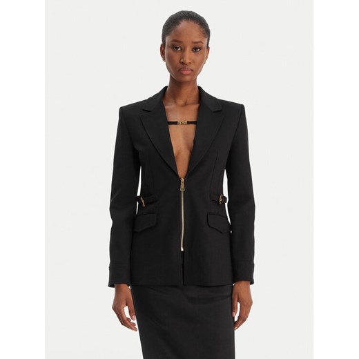 Versace Jeans Couture Marynarka 80HAQ750 J0092 Czarny Regular Fit ze sklepu MODIVO w kategorii Marynarki damskie - zdjęcie 188037217