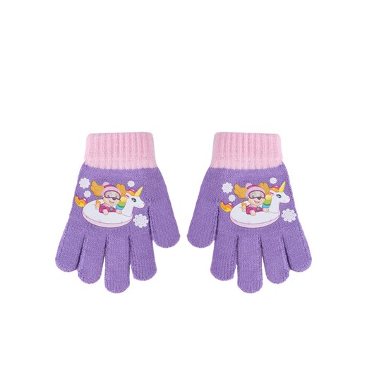 Paw Patrol Rękawiczki ACCCS-AW24-314PAW Fioletowy ze sklepu MODIVO w kategorii Rękawiczki dziecięce - zdjęcie 188041397