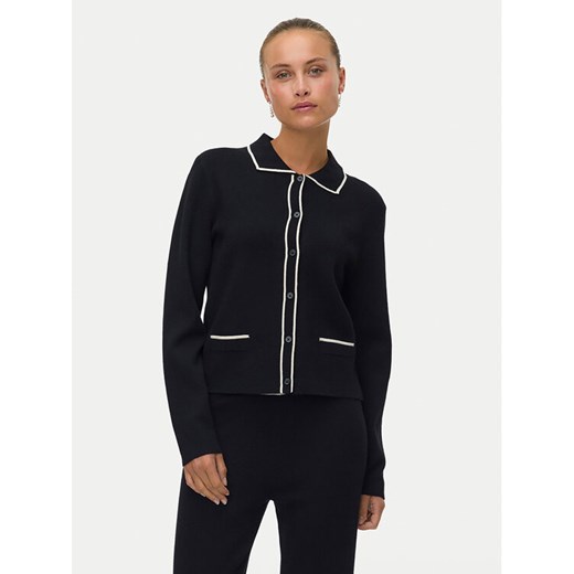 Vero Moda Kardigan Gold 10337626 Czarny Regular Fit ze sklepu MODIVO w kategorii Swetry damskie - zdjęcie 188041439