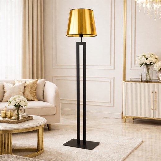 Piękna lampa stojąca do salonu glamour VEGAS MIRROR ze sklepu Lysne w kategorii Lampy podłogowe - zdjęcie 188042949