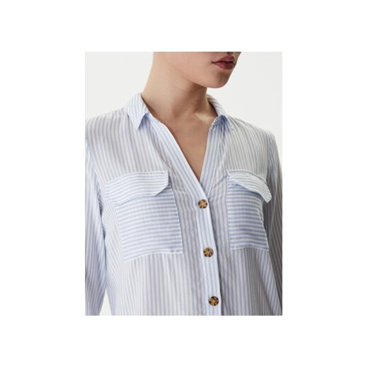 Vero Moda Koszula Bumpy 10275283 Niebieski Regular Fit Vero Moda L MODIVO