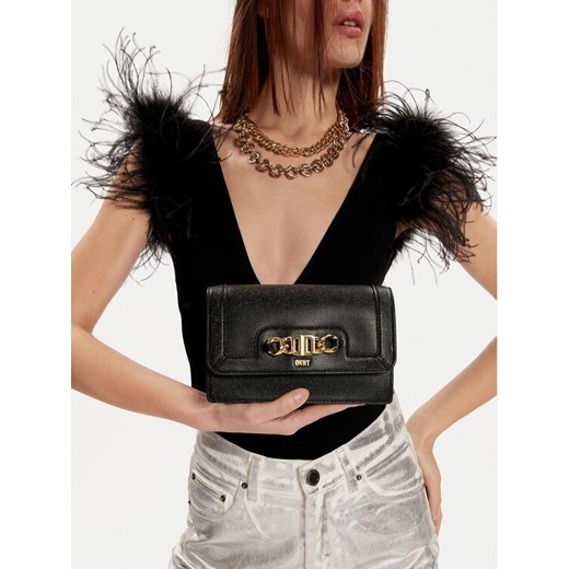 Torebka DKNY Valencia R34GHB35 Czarny ze sklepu eobuwie.pl w kategorii Kopertówki - zdjęcie 188053457