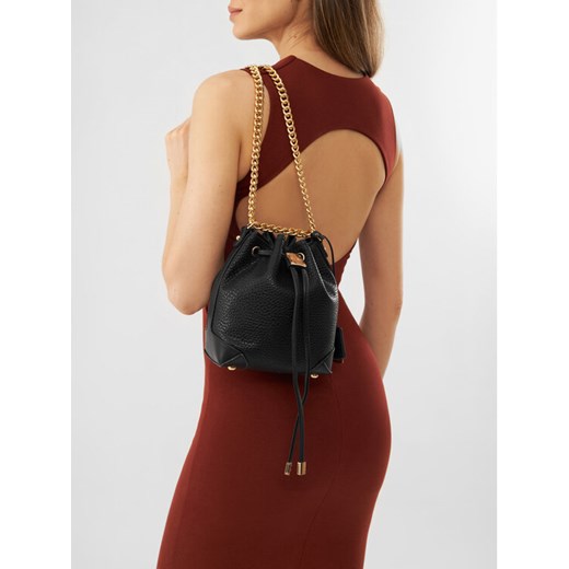 QUAZI Torebka MQO-B-003-05 Czarny ze sklepu MODIVO w kategorii Listonoszki - zdjęcie 188054128