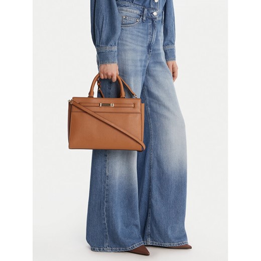 MICHAEL Michael Kors Torebka Primrose 30S4G12S2P Brązowy ze sklepu MODIVO w kategorii Kuferki - zdjęcie 188054355
