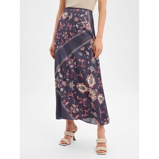 Marc Cain Spódnica damska Kobiety wiskoza antracytowy wzorzysty ze sklepu vangraaf w kategorii Spódnice - zdjęcie 188055628