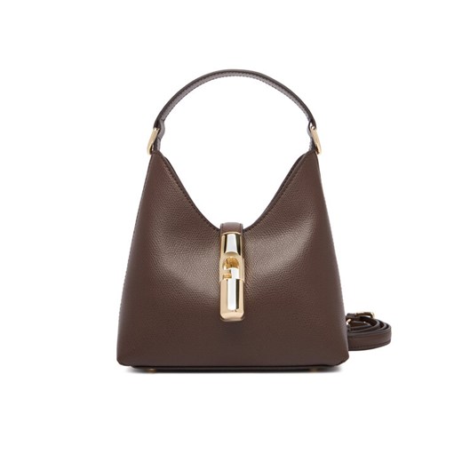 Torebka Furla Iride Mini WE00876 ARE000 KH 4284S Brązowy ze sklepu eobuwie.pl w kategorii Torebki hobo - zdjęcie 188061797