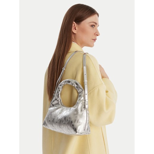 Calvin Klein Torebka Puffy Aop Mini Bag With Strap LV04F3444G Srebrny ze sklepu MODIVO w kategorii Torebki damskie - zdjęcie 188062098