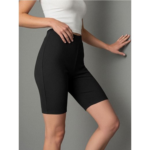 Sinsay - Szorty kolarki w prążek - czarny ze sklepu Sinsay w kategorii Szorty - zdjęcie 188063955