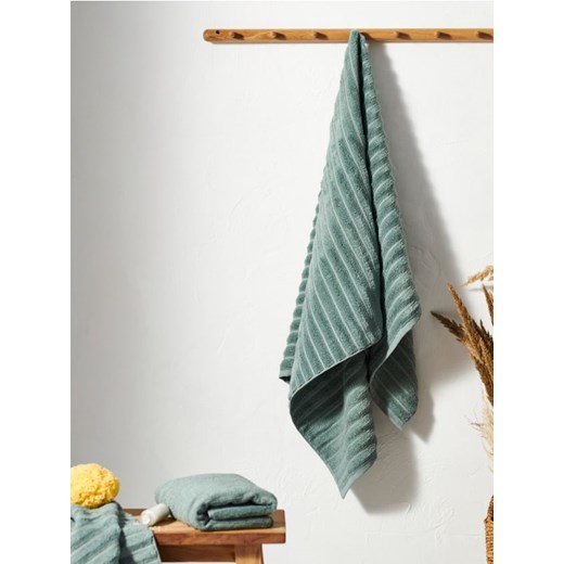 Sinsay - Ręcznik bawełniany - zielony ze sklepu Sinsay w kategorii Ręczniki - zdjęcie 188065438