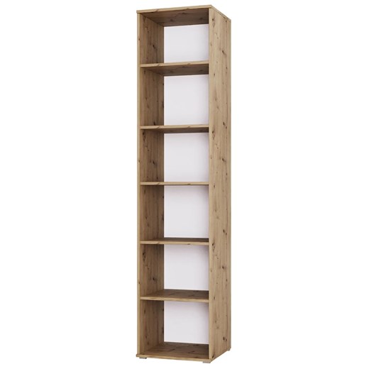 Minimalistyczny regał 40 cm dąb artisan Z2-W98 ze sklepu Edinos.pl w kategorii Regały i witryny - zdjęcie 188065555