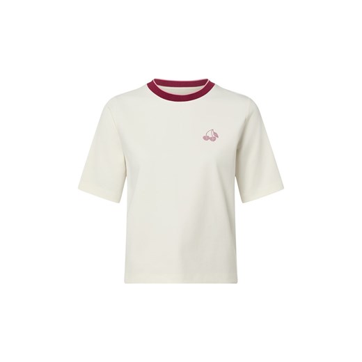 Marc Cain Koszulka damska Kobiety Bawełna écru jednolity ze sklepu vangraaf w kategorii Bluzki damskie - zdjęcie 188067966