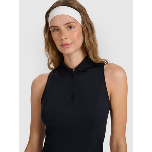 Damski top tenisowy 4F 4FRAW25TSLEF290 - czarny S Sportstylestory.com okazja