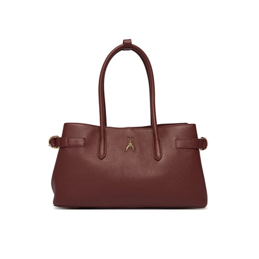 Torebka Patrizia Pepe 8B0305/L162 Brązowy ze sklepu eobuwie.pl w kategorii Kuferki - zdjęcie 188071487