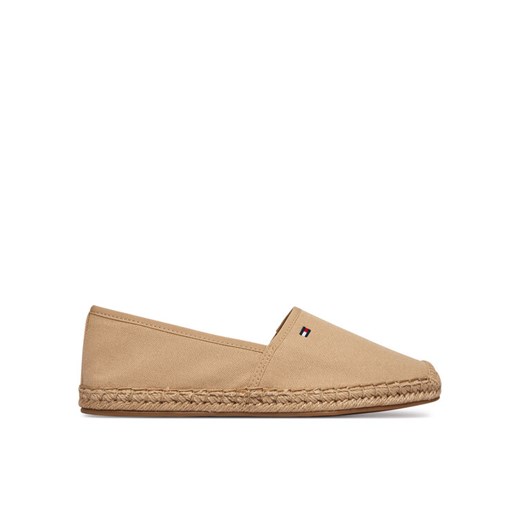 Espadryle Tommy Hilfiger Flag Canvas Espadrille FW0FW08541 Beżowy ze sklepu eobuwie.pl w kategorii Espadryle damskie - zdjęcie 188071557
