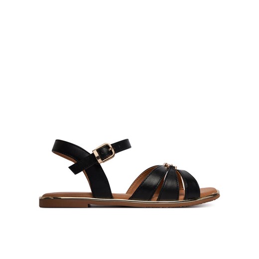 Sandały Tommy Hilfiger T3A2-34280-0326 M Czarny ze sklepu eobuwie.pl w kategorii Sandały dziecięce - zdjęcie 188071738