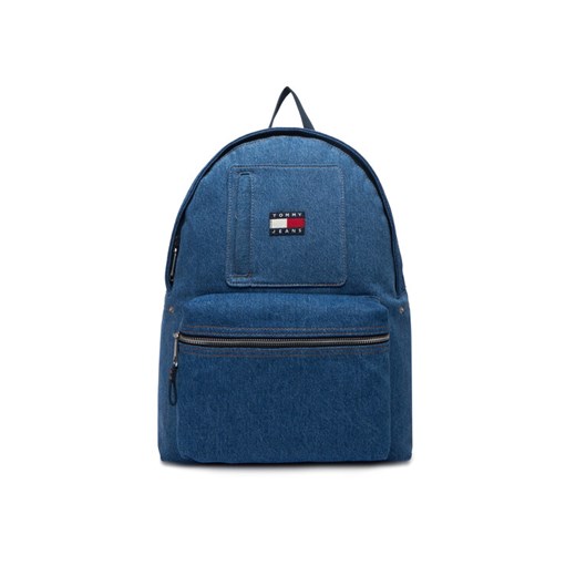 Plecak Tommy Jeans Tjm Utility Denim Backpack AM0AM14052 Niebieski ze sklepu eobuwie.pl w kategorii Plecaki - zdjęcie 188071758