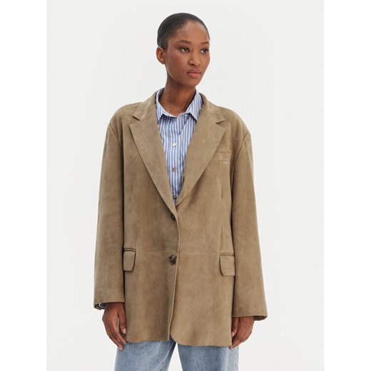 Weekend Max Mara Marynarka Cedro 2615441051 Khaki Relaxed Fit ze sklepu MODIVO w kategorii Marynarki damskie - zdjęcie 188074417