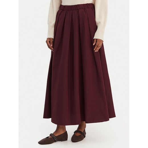Weekend Max Mara Spódnica trapezowa Curvato 2615101051 Bordowy Regular Fit ze sklepu MODIVO w kategorii Spódnice - zdjęcie 188074556