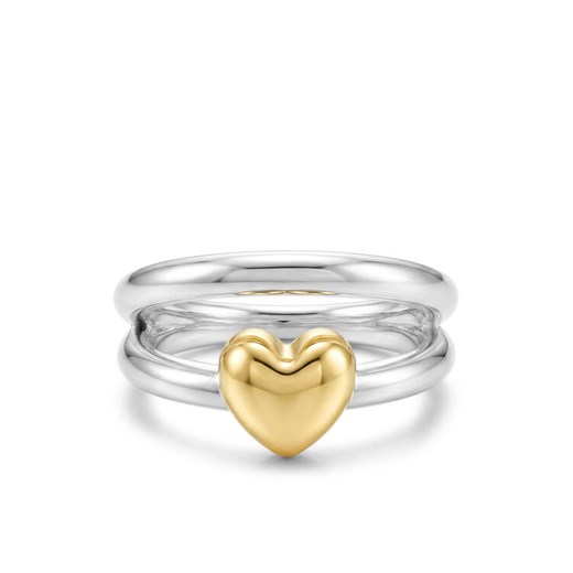 TOUS Pierścionek Flechazo 1004561912 Srebrny ze sklepu MODIVO w kategorii Pierścionki - zdjęcie 188074585