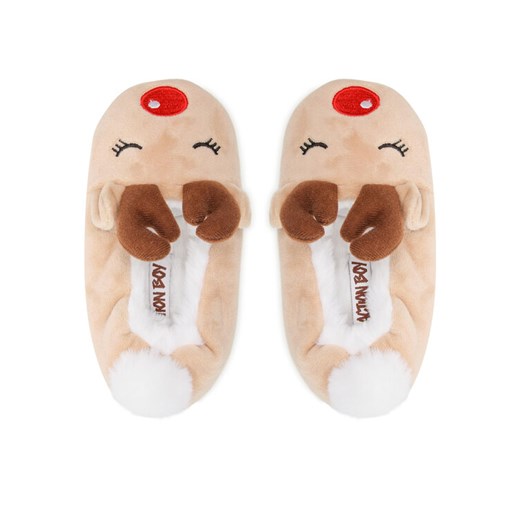 Action Boy Kapcie AGK22713 Beżowy ze sklepu MODIVO w kategorii Kapcie dziecięce - zdjęcie 188074635