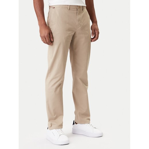 Tommy Hilfiger Chinosy Core Denton MW0MW41993 Beżowy Regular Fit ze sklepu MODIVO w kategorii Spodnie męskie - zdjęcie 188074676