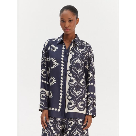 Weekend Max Mara Koszula Lastra 2615191011 Granatowy Relaxed Fit ze sklepu MODIVO w kategorii Koszule damskie - zdjęcie 188074815