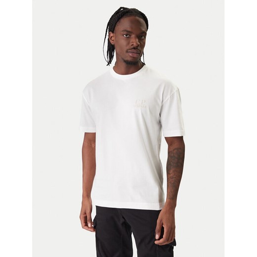 C.P. Company T-Shirt 20CMTS086A005100W Écru Regular Fit ze sklepu MODIVO w kategorii T-shirty męskie - zdjęcie 188074925