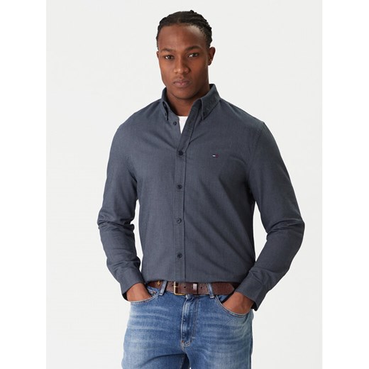 Tommy Jeans Koszula DM0DM22836 Granatowy Regular Fit ze sklepu MODIVO w kategorii Koszule męskie - zdjęcie 188074926