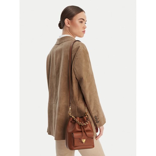 Guess Torebka TFK Coccinelle Beat Generatio E1 TFK 23 03 01 Brązowy ze sklepu MODIVO w kategorii Torebki worki - zdjęcie 188075047