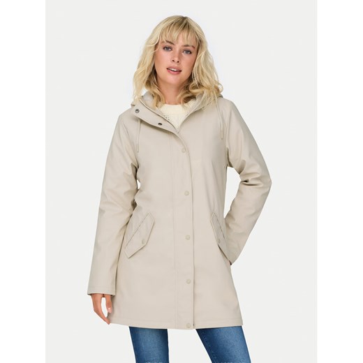 ONLY Kurtka przeciwdeszczowa Sally 15206116 Beżowy Regular Fit ze sklepu MODIVO w kategorii Kurtki damskie - zdjęcie 188088407