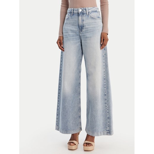 Guess Jeansy W6RA1C D6833 Niebieski Wide Leg ze sklepu MODIVO w kategorii Jeansy damskie - zdjęcie 188088419