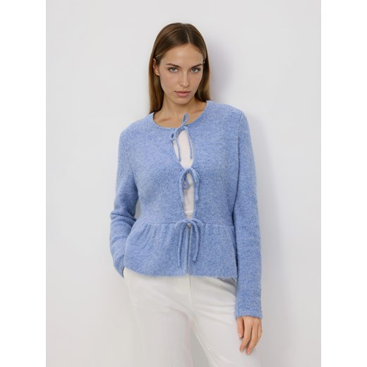 Reserved - Sweter z wiązaniami - jasnoniebieski ze sklepu Reserved w kategorii Swetry damskie - zdjęcie 188093445