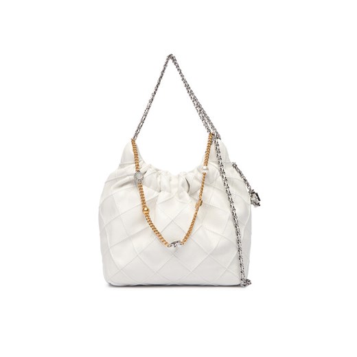 Torebka Tory Burch Fleming 164022 Biały ze sklepu eobuwie.pl w kategorii Torebki damskie - zdjęcie 188094569