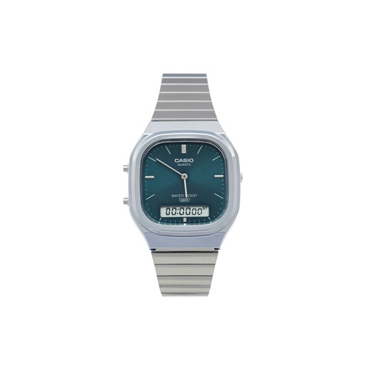 Casio Zegarek AQ-240E-3AEF Srebrny ze sklepu MODIVO w kategorii Zegarki - zdjęcie 188095657
