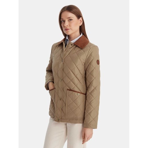 LAUREN RALPH LAUREN Kurtka przejściowa 297P10874002 Beżowy Regular Fit ze sklepu MODIVO w kategorii Kurtki damskie - zdjęcie 188096857