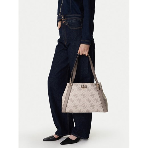 Torebka Guess Karnilla HWOS99 01220 Beżowy ze sklepu eobuwie.pl w kategorii Torebki damskie - zdjęcie 188098456