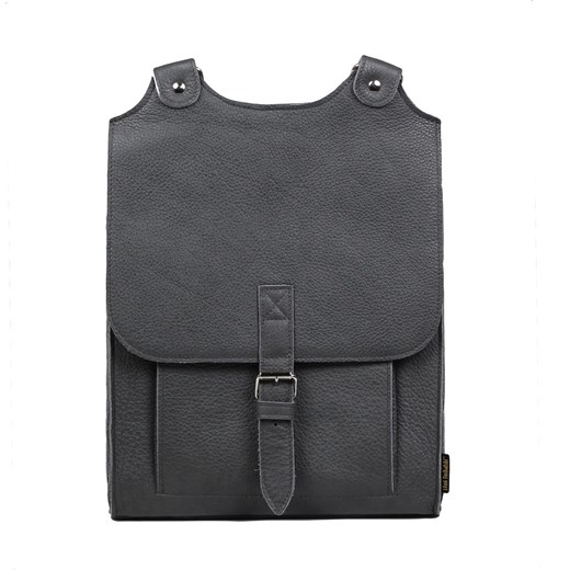 popielaty plecak skórzany Bookpack ze sklepu Słoń Torbalski w kategorii Plecaki - zdjęcie 188099706