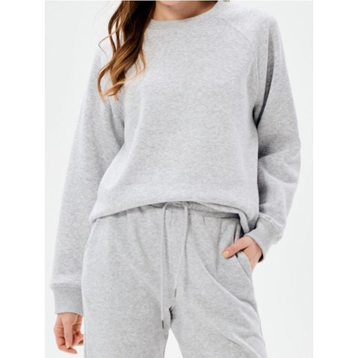Sinsay - Bluza crewneck basic - szary ze sklepu Sinsay w kategorii Bluzy damskie - zdjęcie 188103198