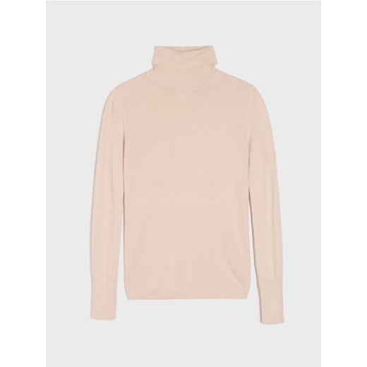 Sinsay - Wiskozowy golf - kremowy Sinsay M wyprzedaż Sinsay