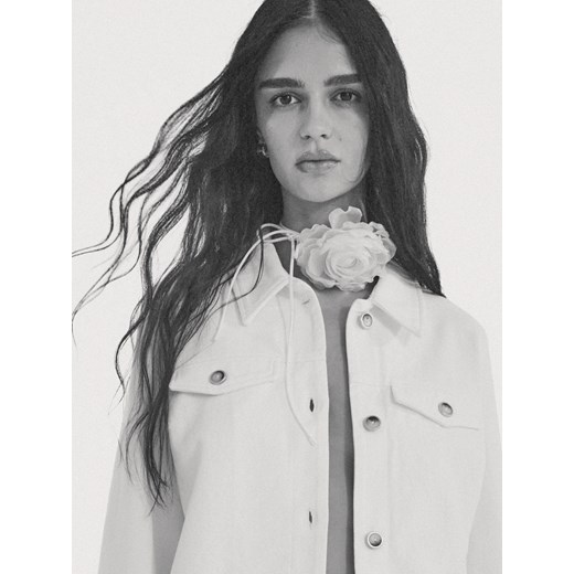 Mohito - Bawełniana katana - kremowy ze sklepu Mohito w kategorii Spódnice - zdjęcie 188106099