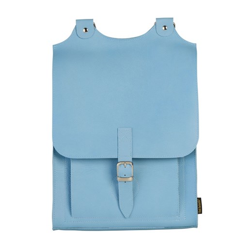 niebieski plecak skórzany Karol ze sklepu Słoń Torbalski w kategorii Plecaki - zdjęcie 188110328