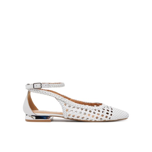 Baleriny Gioseppo Dell 62109-P Biały Gioseppo 37 eobuwie.pl