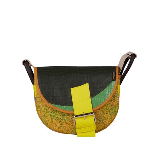 żółto zielona damska torebka listonoszka skórzana na ramię Freshman M ze sklepu Słoń Torbalski w kategorii Listonoszki - zdjęcie 188122989