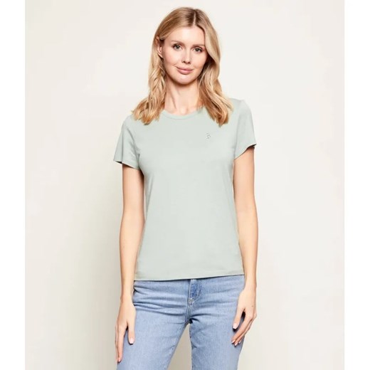 BOSS BLACK T-shirt Eventsa9 | Regular Fit | z dodatkiem jedwabiu ze sklepu Gomez Fashion Store w kategorii Bluzki damskie - zdjęcie 188124757